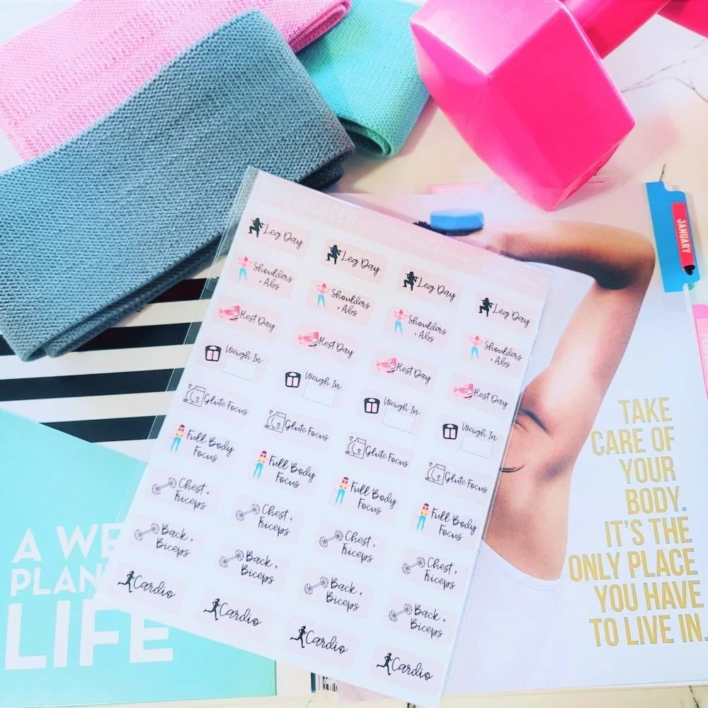 Workout Compound Movement Planner Stickers - Picture 5 of 5